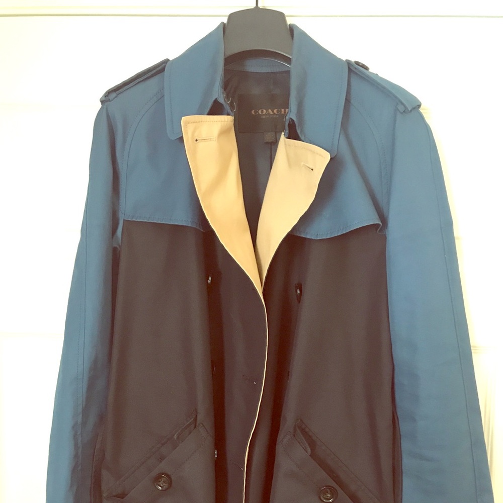 Coach belted trench coat